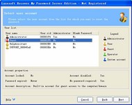 Lazesoft Recover My Password Server Edtion screenshot